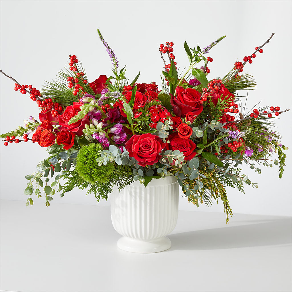 Big Red Bow Bouquet – A Touch Of Gracious Living, Salem OH