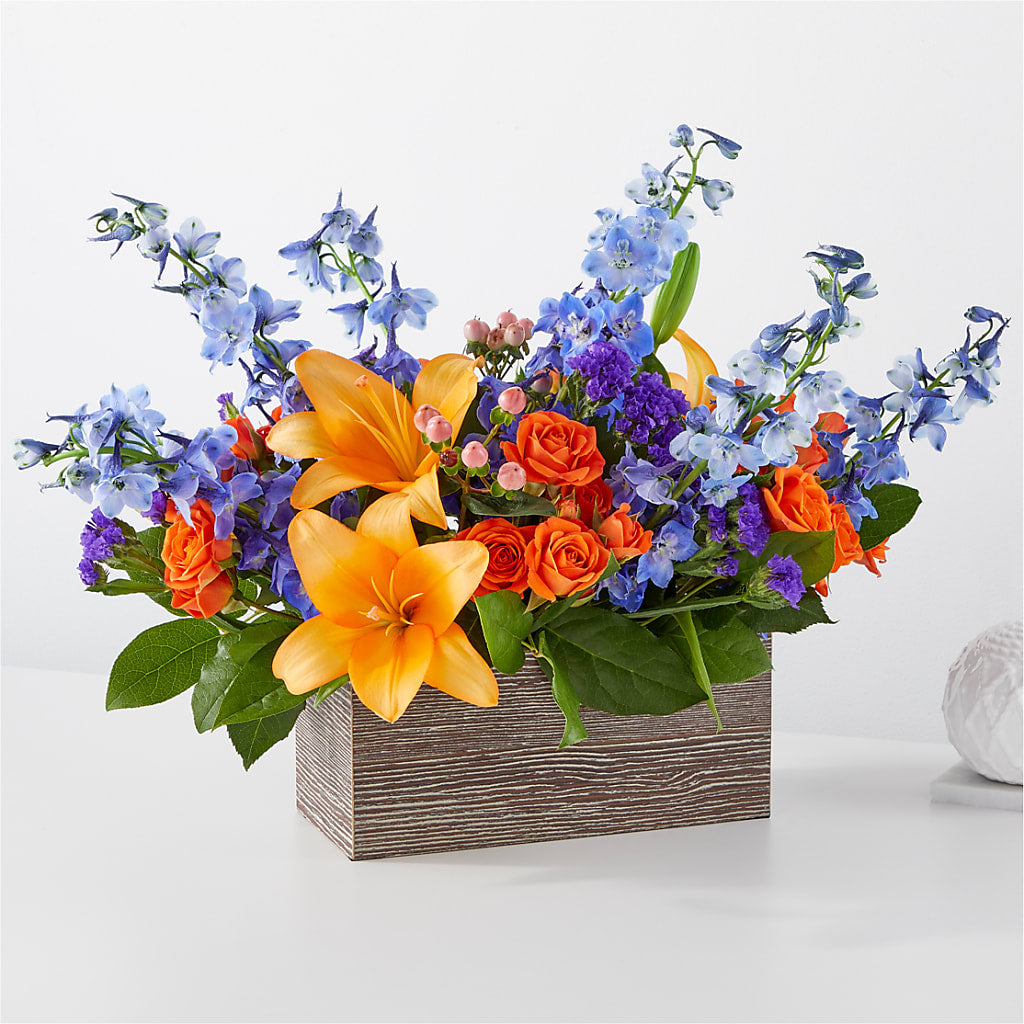 Radiant Citrus Box Bouquet – A Touch Of Gracious Living, Salem OH