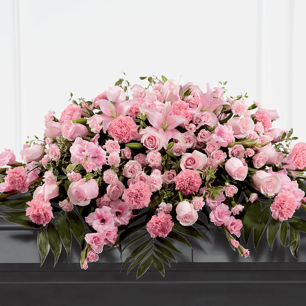 Garden of Comfort Casket Spray (Standard) – A Touch Of Gracious Living, Salem OH