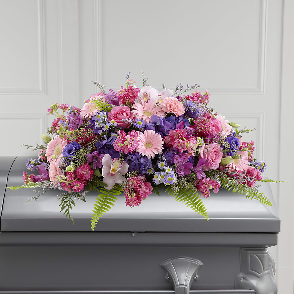 Glorious Garden Casket Spray – A Touch Of Gracious Living, Salem OH