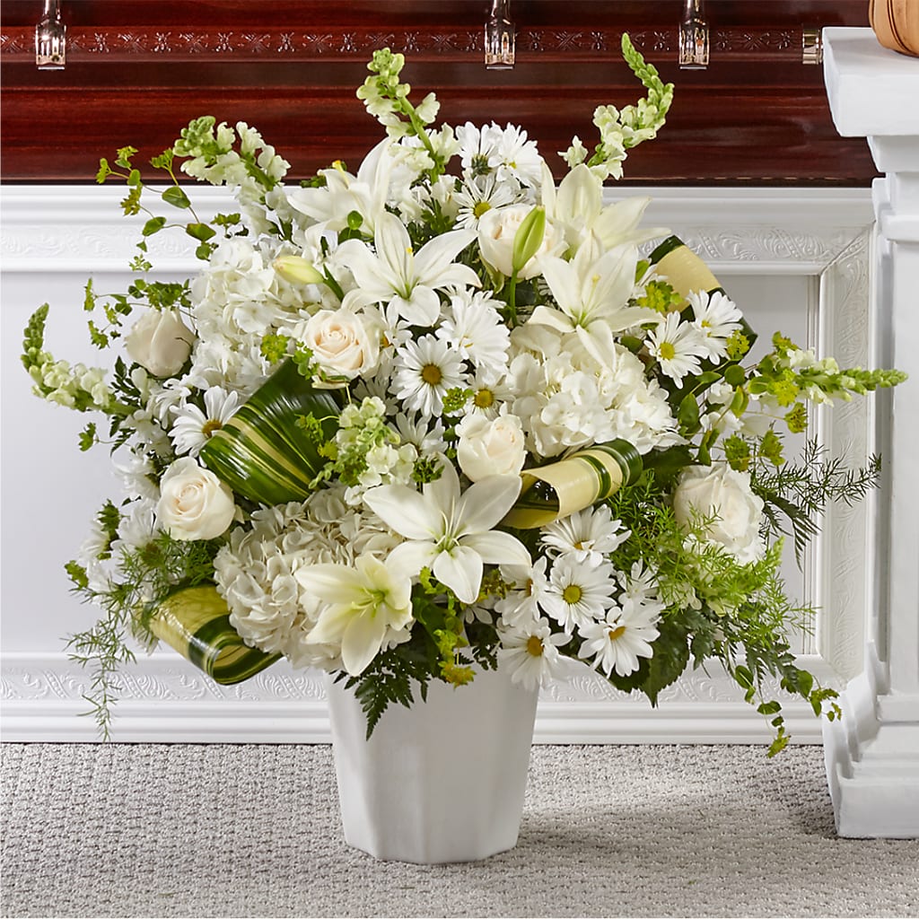 Thoughts of Tranquility Floor Basket – A Touch Of Gracious Living, Salem OH