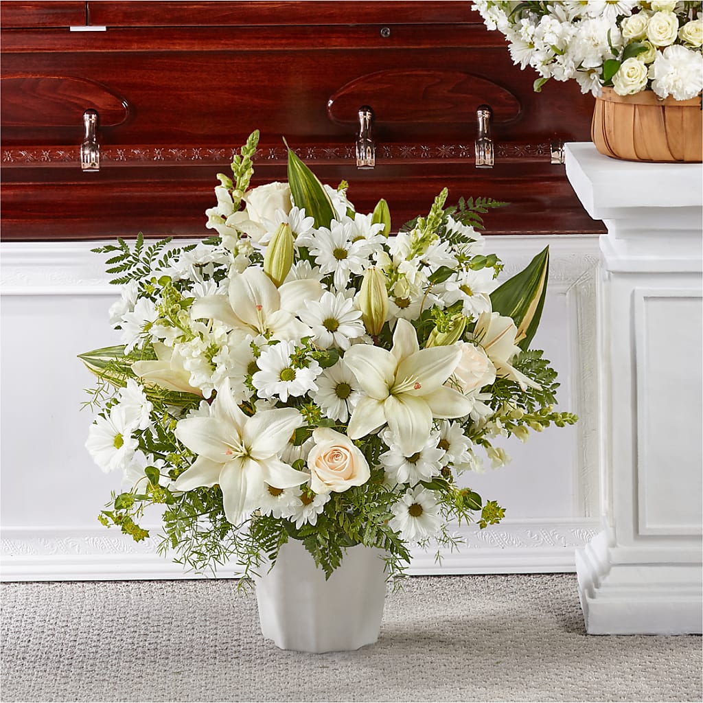 Thoughts of Tranquility Floor Basket – A Touch Of Gracious Living, Salem OH