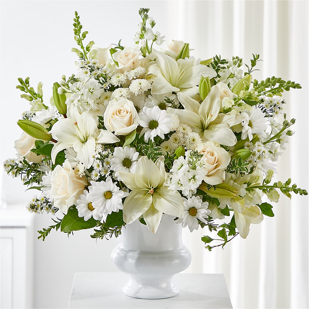 Uplifting Urn Arrangement – A Touch Of Gracious Living, Salem OH