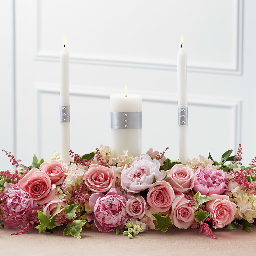 Worldwide Romance Unity Candle Arrangement – A Touch Of Gracious Living, Salem OH
