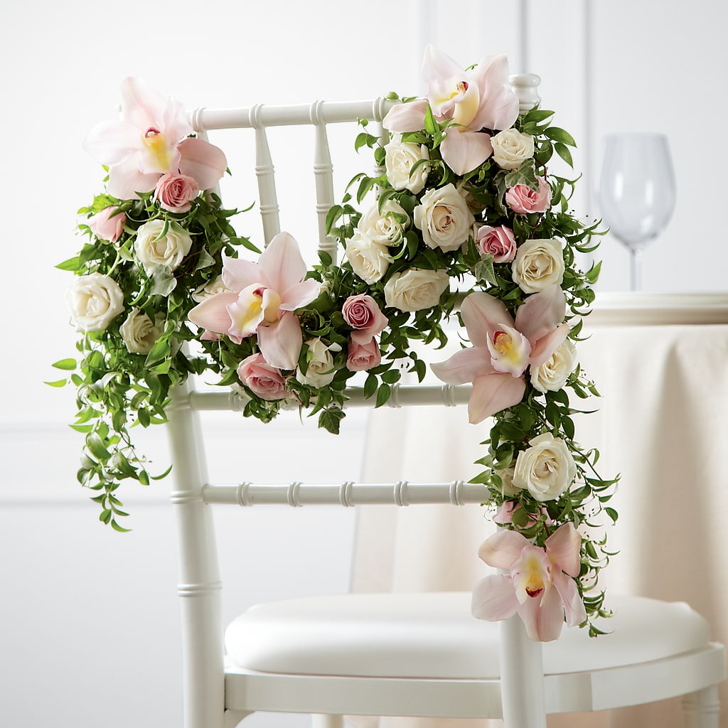Orchid Rose Chair Décor – A Touch Of Gracious Living, Salem OH