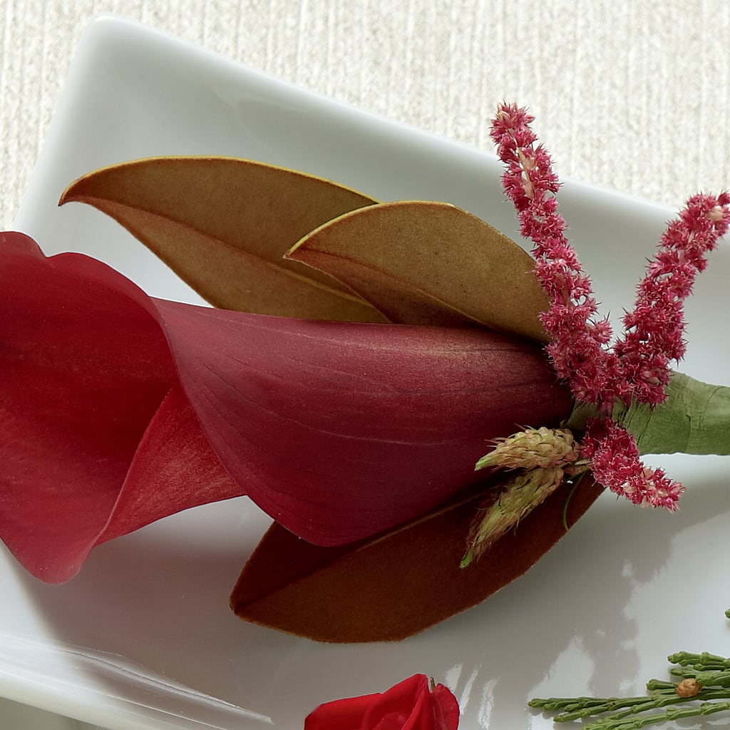 Red Calla Boutonniere – A Touch Of Gracious Living, Salem OH