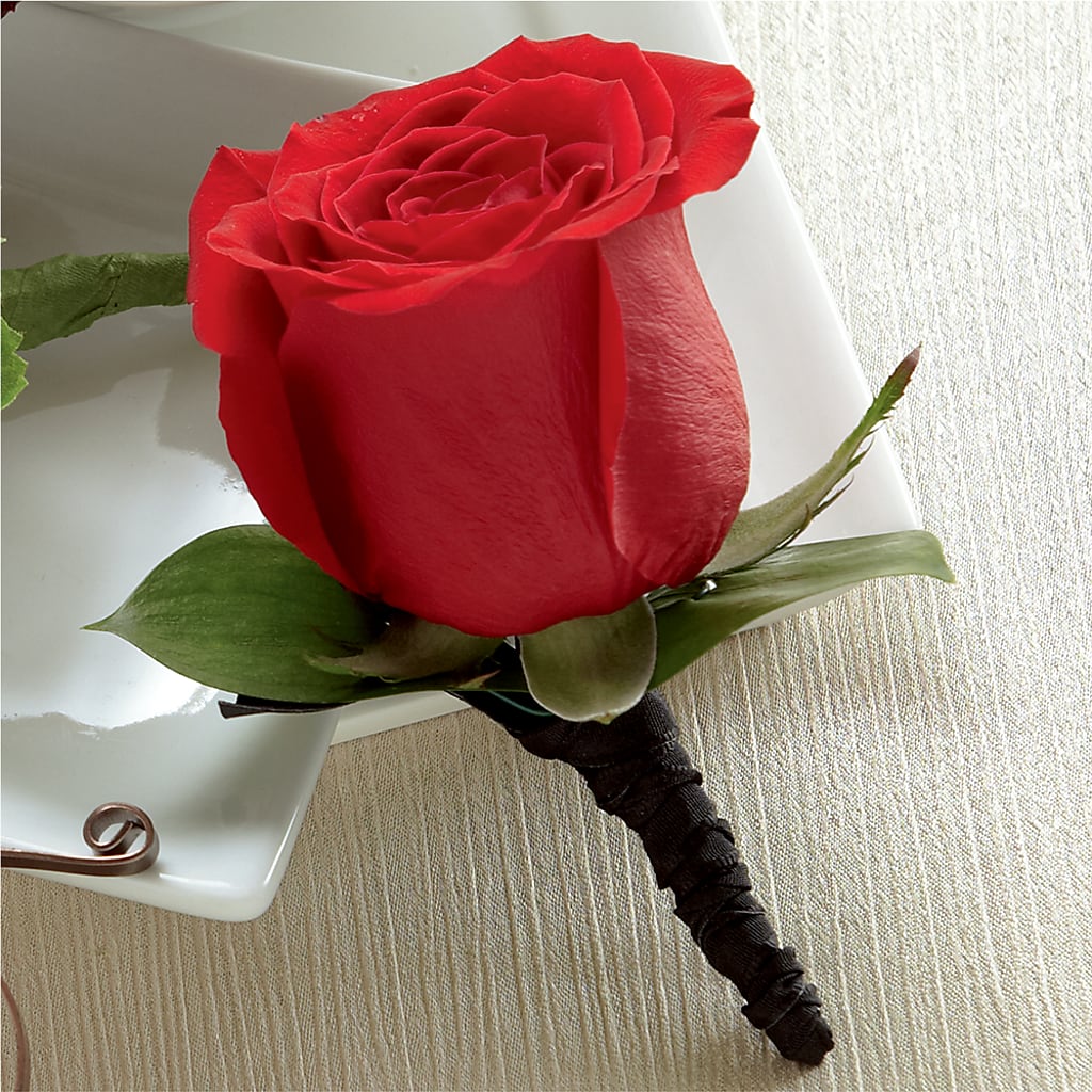 Red Rose Boutonniere – A Touch Of Gracious Living, Salem OH