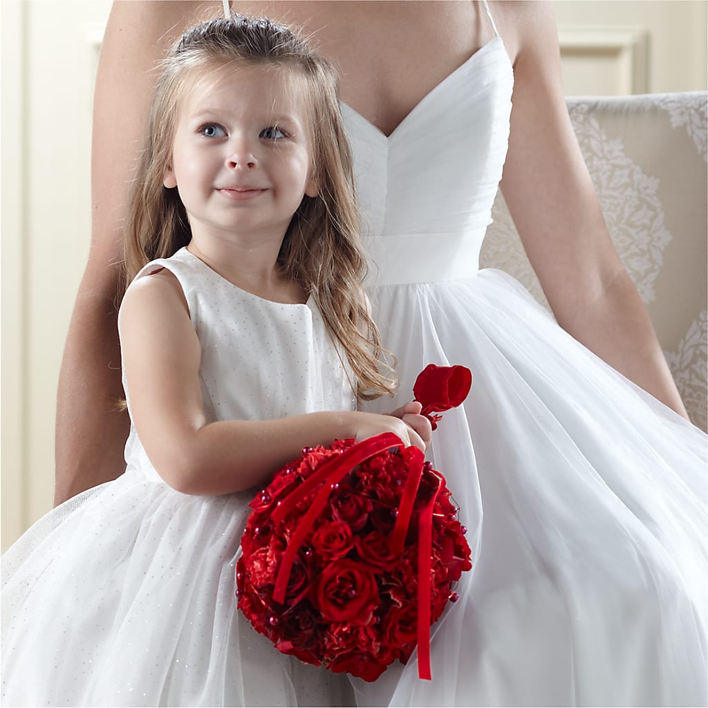 Pure at Heart Flower Girl Arrangement – A Touch Of Gracious Living, Salem OH