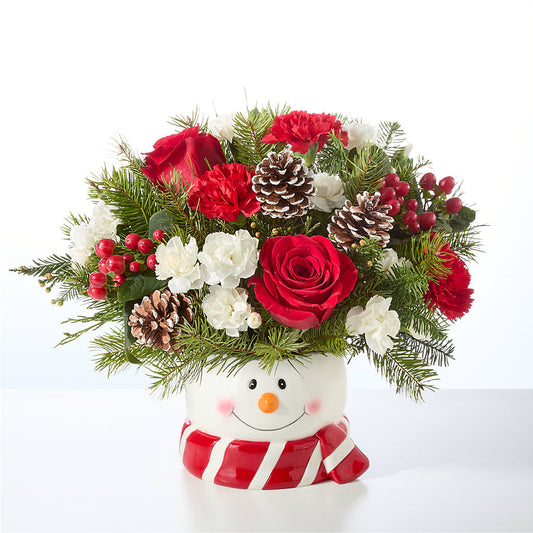 Jolly Snowman Bouquet –  A Touch Of Gracious Living, Salem OH