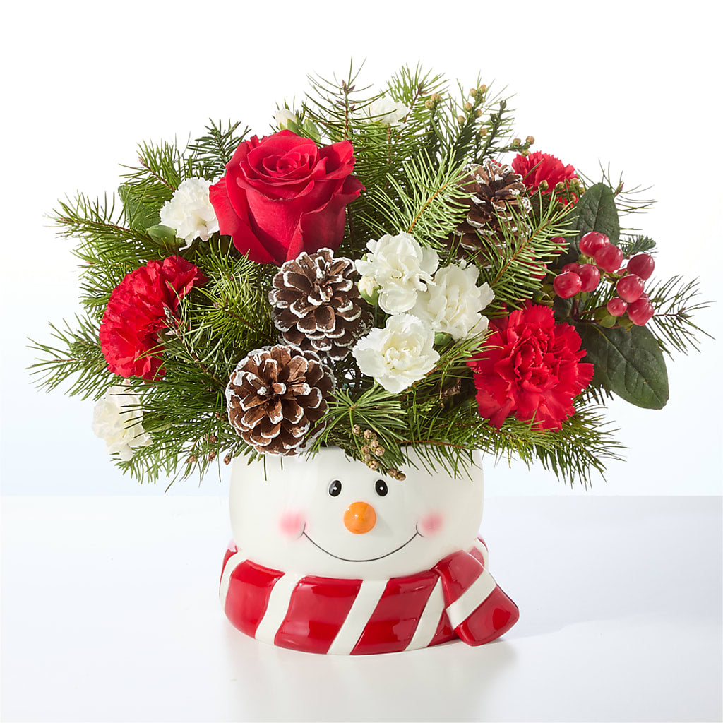 Jolly Snowman Bouquet –  A Touch Of Gracious Living, Salem OH