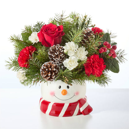 Jolly Snowman Bouquet –  A Touch Of Gracious Living, Salem OH