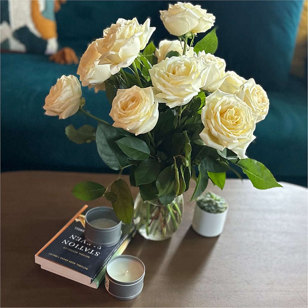 Long Stem Yellow Rose Bouquet –  A Touch Of Gracious Living, Salem OH