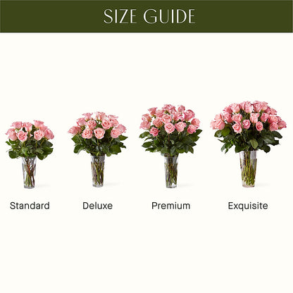 Long Stem Pink Rose Bouquet –  A Touch Of Gracious Living, Salem OH