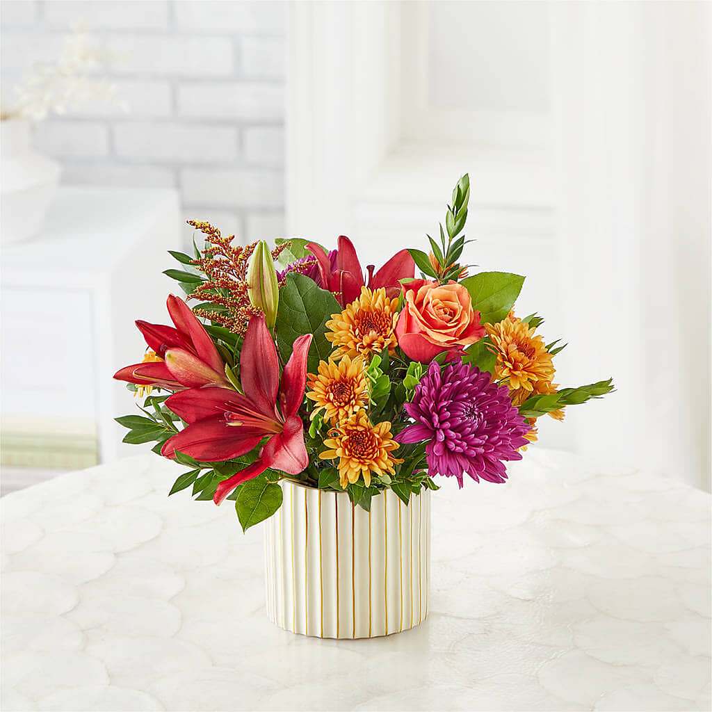 Burgundy Landscape Bouquet –  A Touch Of Gracious Living, Salem OH