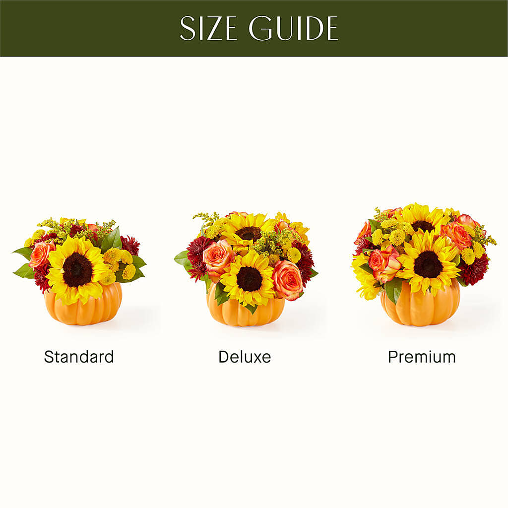 Golden Gourd Pumpkin Bouquet –  A Touch Of Gracious Living, Salem OH