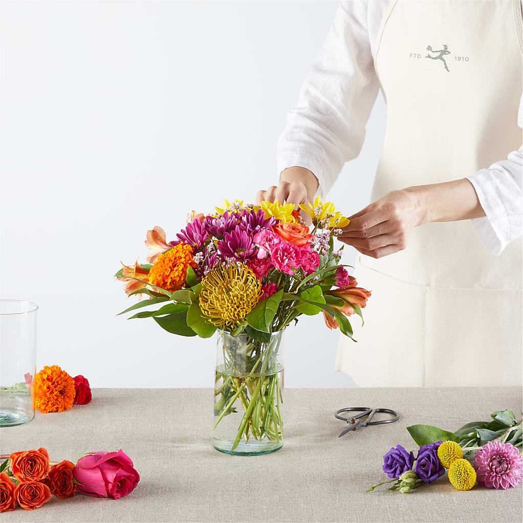Feast of Color – A Florist Original –  A Touch Of Gracious Living, Salem OH