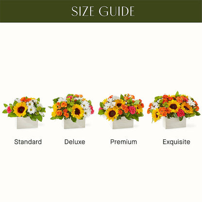 Sun-drenched Blooms Box Bouquet –  A Touch Of Gracious Living, Salem OH