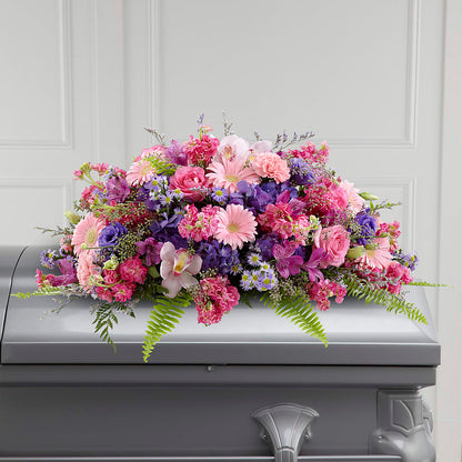 Glorious Garden Casket Spray –  A Touch Of Gracious Living, Salem OH