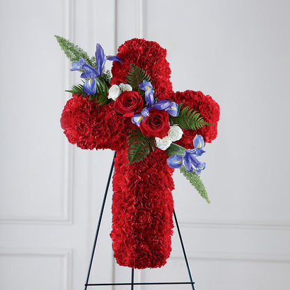 Faithful Hero Floral Cross –  A Touch Of Gracious Living, Salem OH