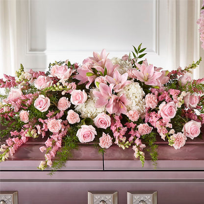 Life & Remembrance Casket Spray –  A Touch Of Gracious Living, Salem OH