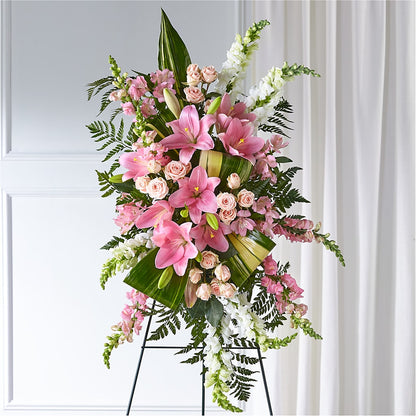 Elegant Embrace Standing Spray –  A Touch Of Gracious Living, Salem OH