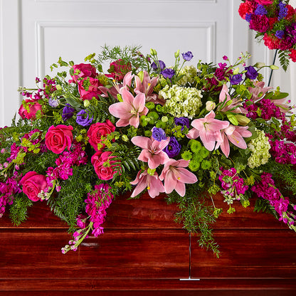 Radiant Tribute Casket Spray –  A Touch Of Gracious Living, Salem OH