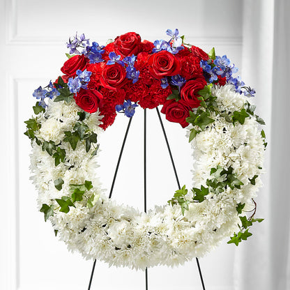 Patriotic Passion Wreath –  A Touch Of Gracious Living, Salem OH