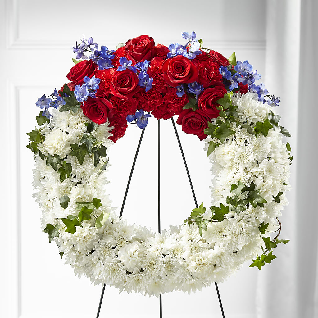 Patriotic Passion Wreath –  A Touch Of Gracious Living, Salem OH