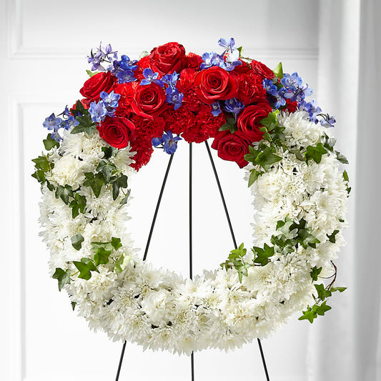 Patriotic Passion Wreath –  A Touch Of Gracious Living, Salem OH