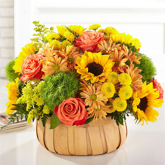 Harvest Sunflower Basket –  A Touch Of Gracious Living, Salem OH