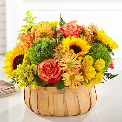 Harvest Sunflower Basket –  A Touch Of Gracious Living, Salem OH