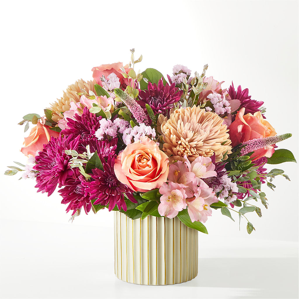 Berry Cobbler Bouquet with Ivory Vase –  A Touch Of Gracious Living, Salem OH