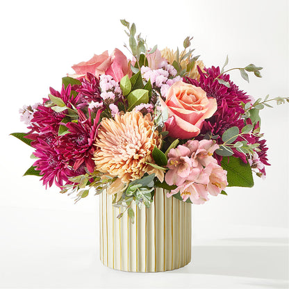 Berry Cobbler Bouquet with Ivory Vase –  A Touch Of Gracious Living, Salem OH
