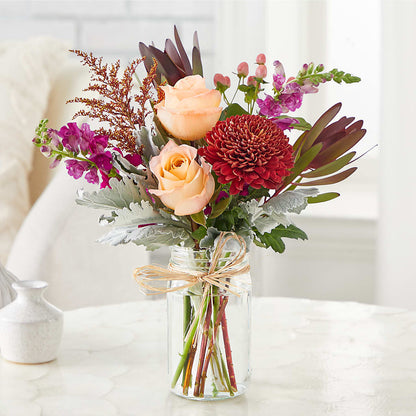Moody Hues Bouquet –  A Touch Of Gracious Living, Salem OH