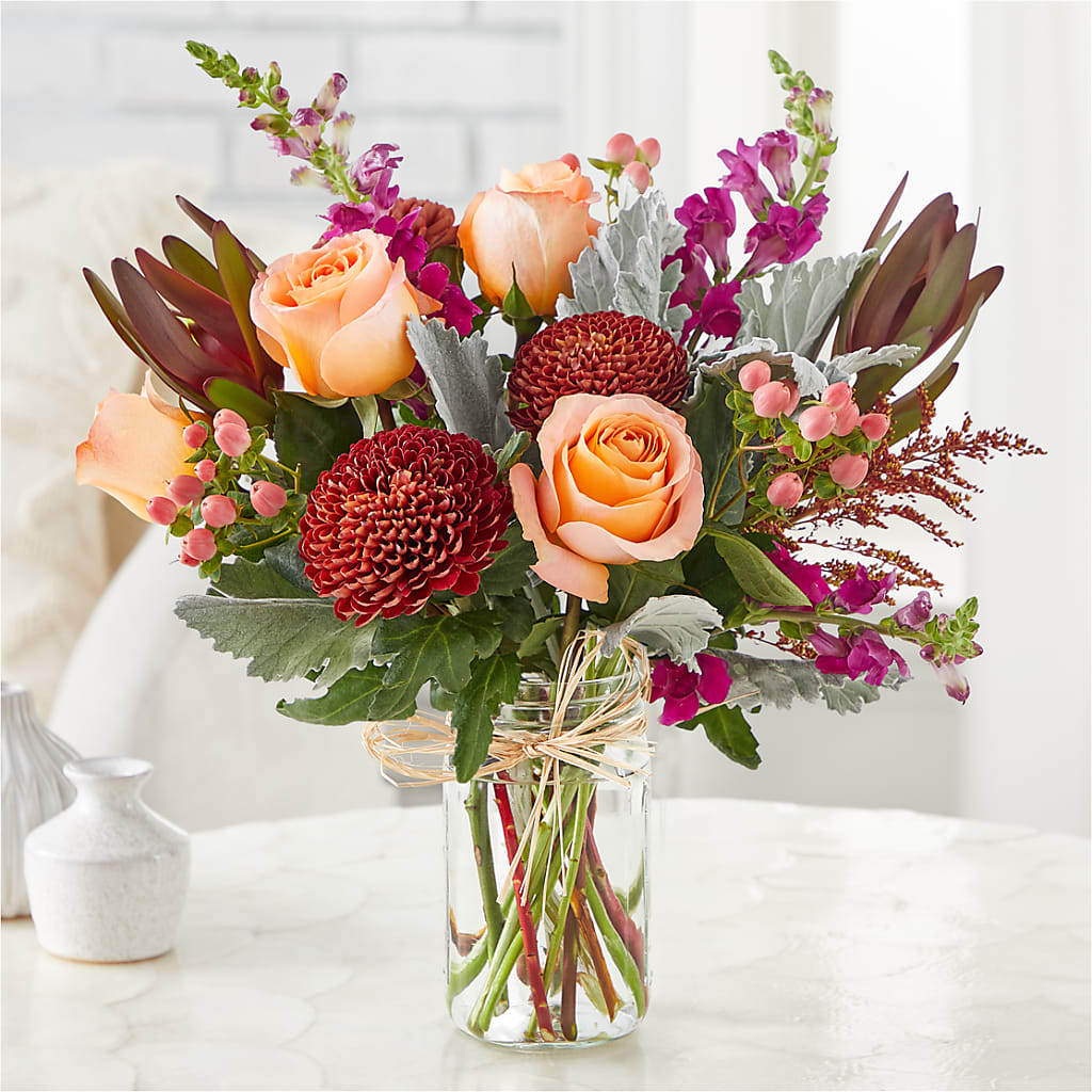 Moody Hues Bouquet –  A Touch Of Gracious Living, Salem OH