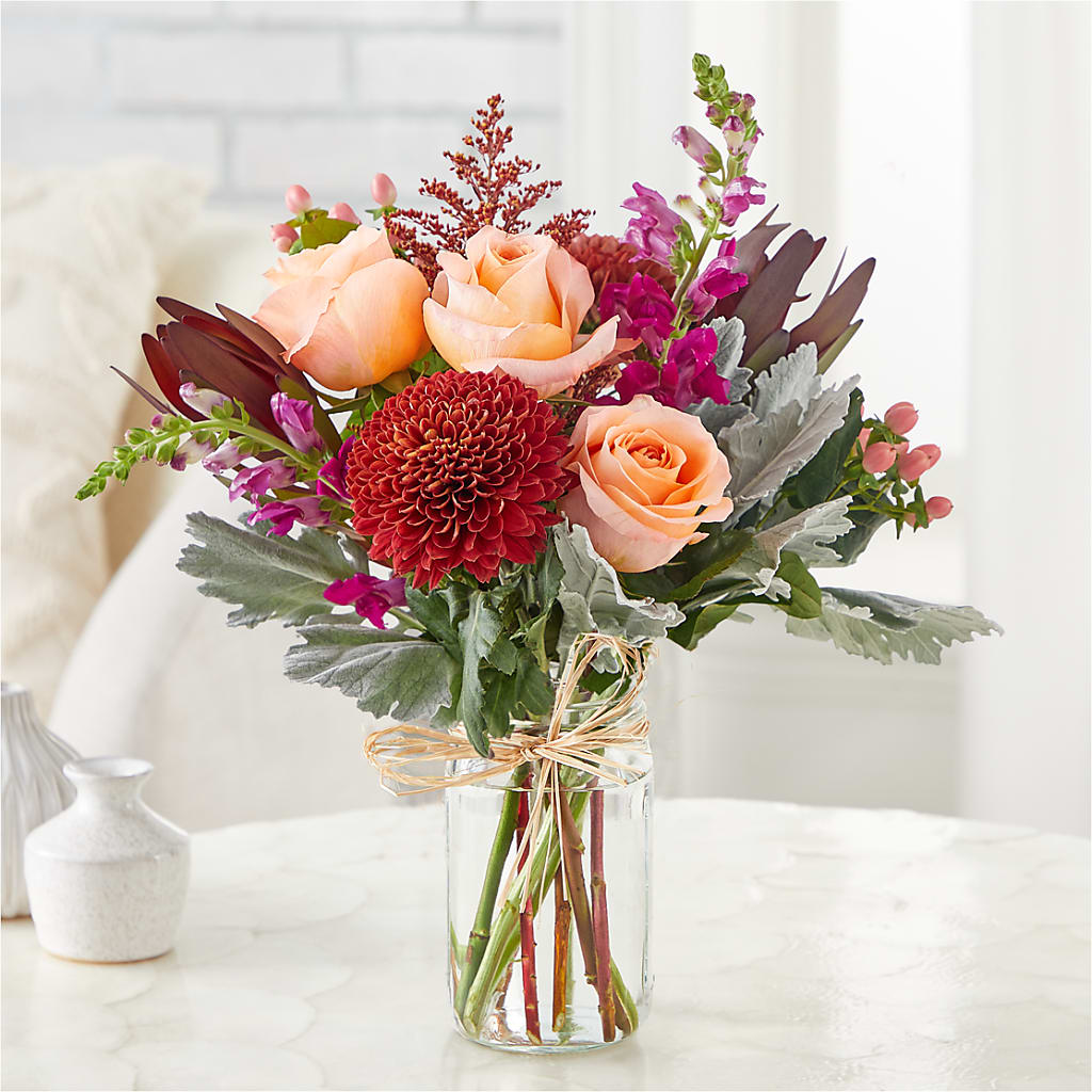 Moody Hues Bouquet –  A Touch Of Gracious Living, Salem OH