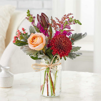 Moody Hues Bouquet –  A Touch Of Gracious Living, Salem OH