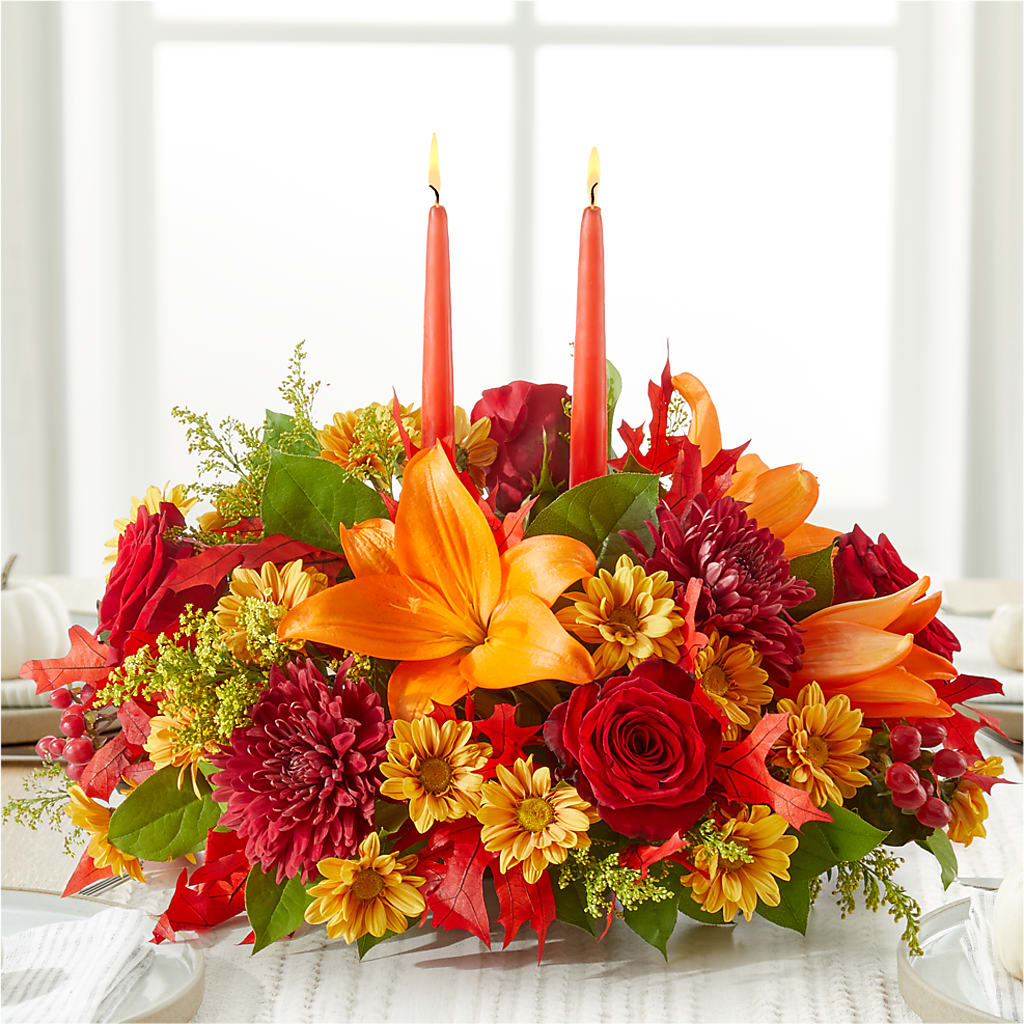 Autumn's Embrace Centerpiece –  A Touch Of Gracious Living, Salem OH