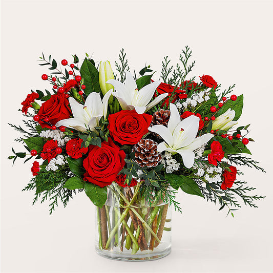 Best in Snow Bouquet –  A Touch Of Gracious Living, Salem OH